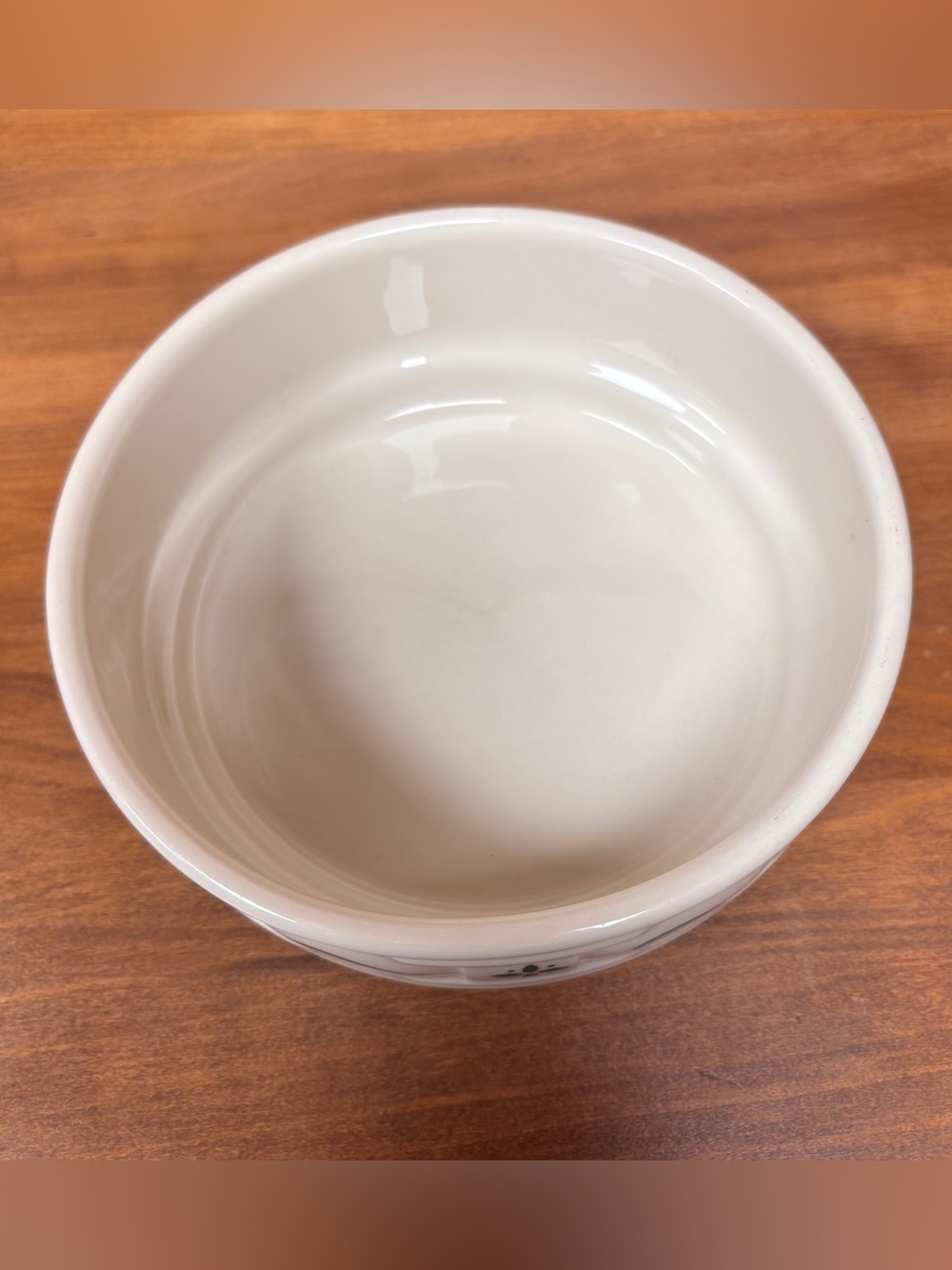 Longaberger Basket Woven Tradition Heritage Green 6" Soup Cereal Bowl USA Clasic - Picture 2 of 5